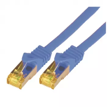 Tinklo kabelis M-Cab 7,5 m RJ-45 Cat7 mėlynas S/FTP