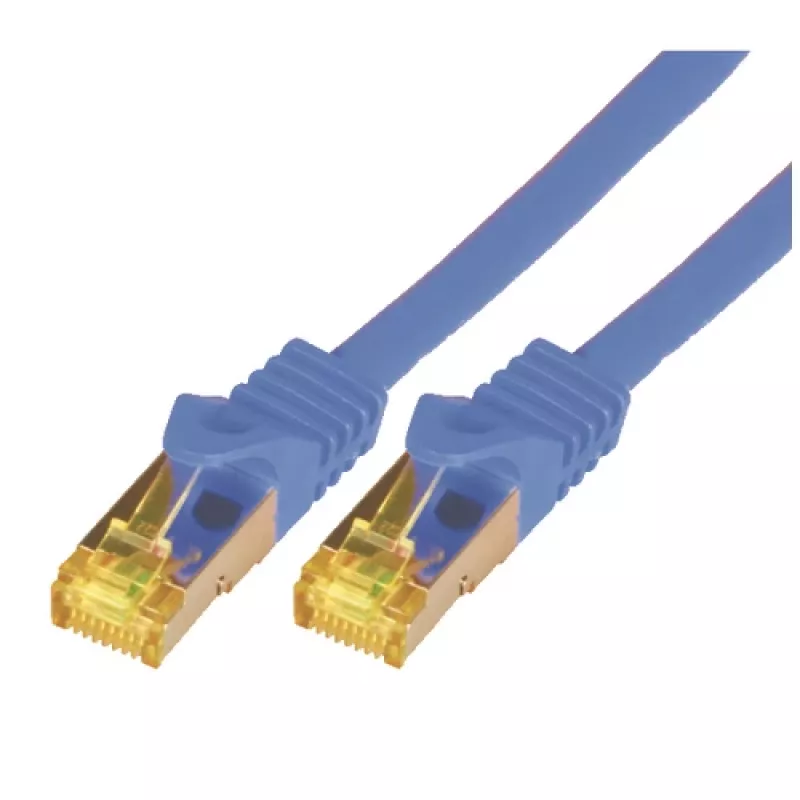 Tinklo kabelis M-Cab 7,5 m RJ-45 Cat7 mėlynas S/FTP