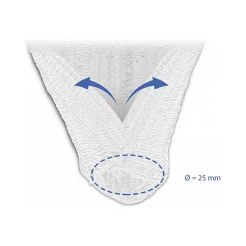 Pintas vamzdelis DeLOCK 20816 10 m x 25 mm baltas
