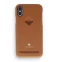 VixFox dėklas su kortelių kišene iPhone XSMAX, karamelinės spalvos
