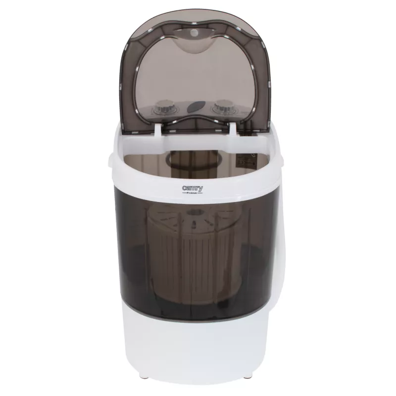 Camry Premium CR 8054 skalbimo mašina, kraunama iš viršaus, 3 kg, ruda/balta