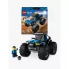 Konstruktorius LEGO City 60402 Mėlynas monstrų sunkvežimis su didelėmis padangomis, 148 dalių, 1 minifigūrėlė, nuo 5 metų