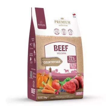 POKUSA Premium Selection Beef Adult sausas šunų ėdalas su jautiena - 3kg