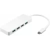 Wentronic Goobay USB-C™ 4x Multiport Adapteris, Baltas - 4x USB 3.0 A lizdų jungtis prie USB-C™ kištuko (66274)