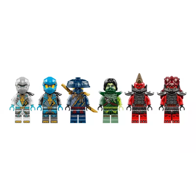 Konstruktorius LEGO NINJAGO 71841 Slėnio kaimas — 305 dalių, 6 minifigūrėlės, nuo 7 metų