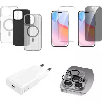 4smarts Vertės rinkinys, skirtas Apple iPhone 16 Pro, suderinamas su MagSafe