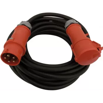 Prailginimo kabelis PSSO 32A 5x6 mm², 10 m, raudonas