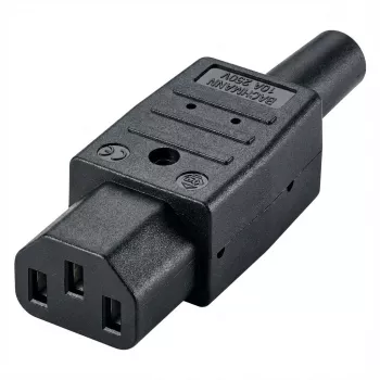 Bachmann 915170 šalto prietaiso dėžutė 65° kampui, IEC C13/C14