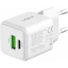 USB C/A sieninis įkroviklis YENKEE YAC G38 20W 3A Power Delivery (USB‑C ir USB‑A)