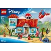 LEGO rinkinys Disney 43268 Paplūdimio namas – modulinis namo statinys, 834 detalės, 5 minifigūrėlės, nuo 9 metų