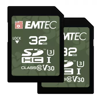 Emtec 32GB UHS-I U3 V30 Outdoor SD kortelė ECMSD32GHC10ORP
