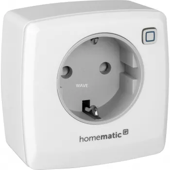 Homematic IP HMIP-PSM-2 išmanusis kištukinis lizdas, baltas, IP20, 3680 W