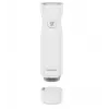 Vakuuminis indas ZWILLING 36807-007-0, plastikinis stačiakampis maisto indas, 1,1 l ir 2,3 l, sandariai užsidarantis dangtelis, išimamas, permatomas baltas