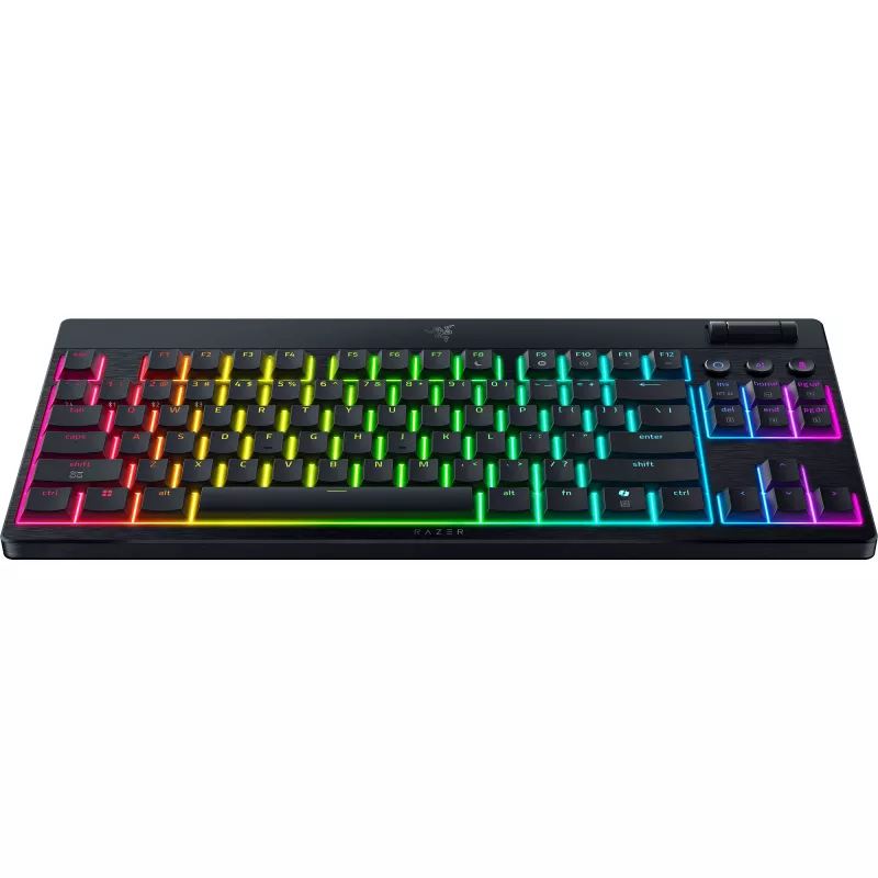 BlackWidow V4 Low-Profile TKL HyperSpeed, žaidimų klaviatūra juoda, DE išdėstymas, Razer Low-Profile Orange
