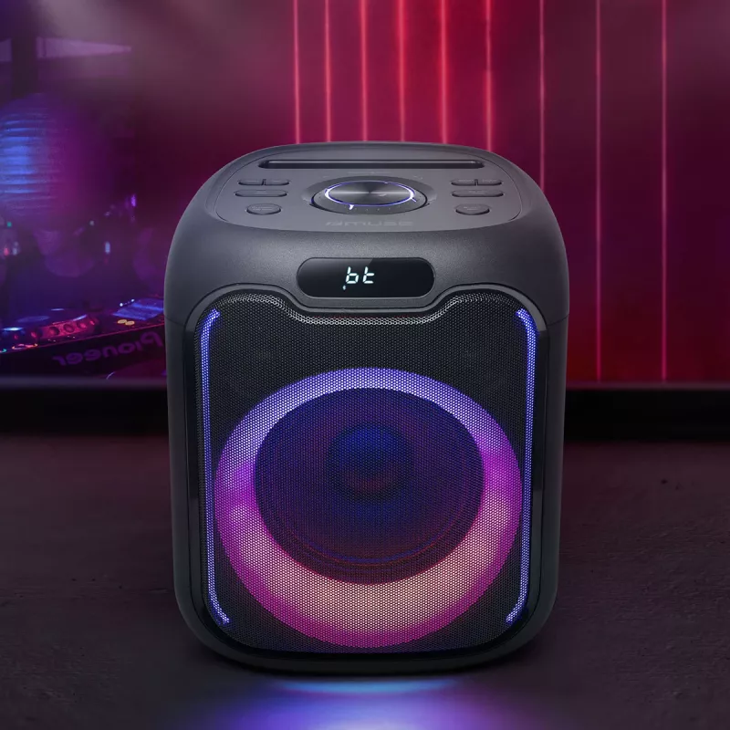 Muse M-1803 nešiojama DJ/vakarėlių kolonėlė juoda 150 W