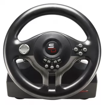 Vairas + pedalai Subsonic SV200 juodai pilkas USB 180° sukimas