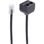 Telefono kabelis ShiverPeaks BS71233-8 0,1 m juodas