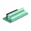 DeLOCK adapteris D-Sub 37 kištukas (moteriškas) į gnybtų bloką, montavimui ant DIN bėgio, 51 mm x 116 mm x 30 mm