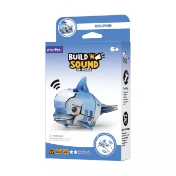 MierEdu Build and Listen 3D Dėlionė – Delfinas