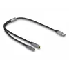 USB Type-C DAC adapteris DeLOCK 66616 24 bit 96 kHz 2 x 3,5 mm