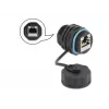 Delock 86695 vandeniui atsparus RJ45 lizdas, lizdas–lizdas, Cat.6A, su sandarinimo dangteliu, lauko