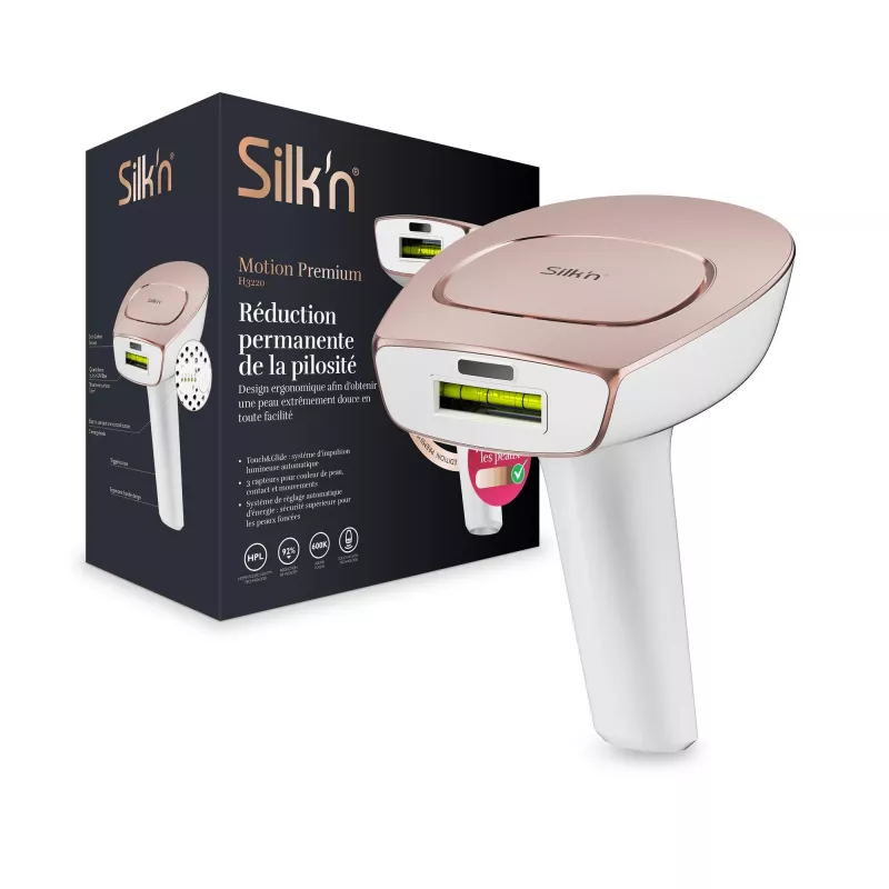 Silk'n Motion Premium MOP1PE4P001 IPL plaukų šalinimo prietaisas, rožinis auksas