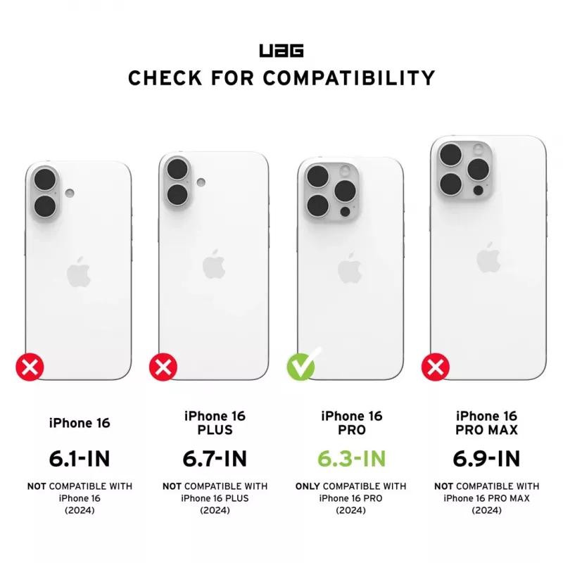Urban Armor Gear Pathfinder dėklas mobiliesiems telefonams 16 cm (6,3 inch) Juodas