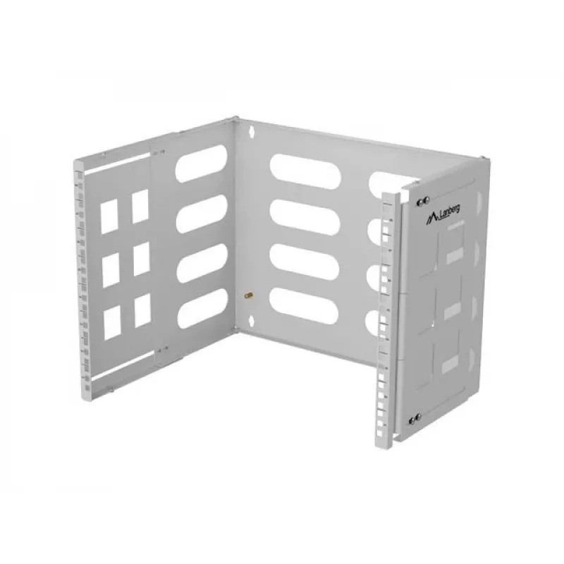 Sieninis 19 colių stovas LANBERG 8U, gylis 497×400/240 mm, pilkas