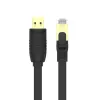 Unitek Y-SP02001B USB 2.0 į RJ-45 konsolinis kabelis, 1,8 m, juodos spalvos