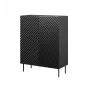 Knygų lentyna cama meble ONDA 2D2SZ 98×45×127 cm juoda