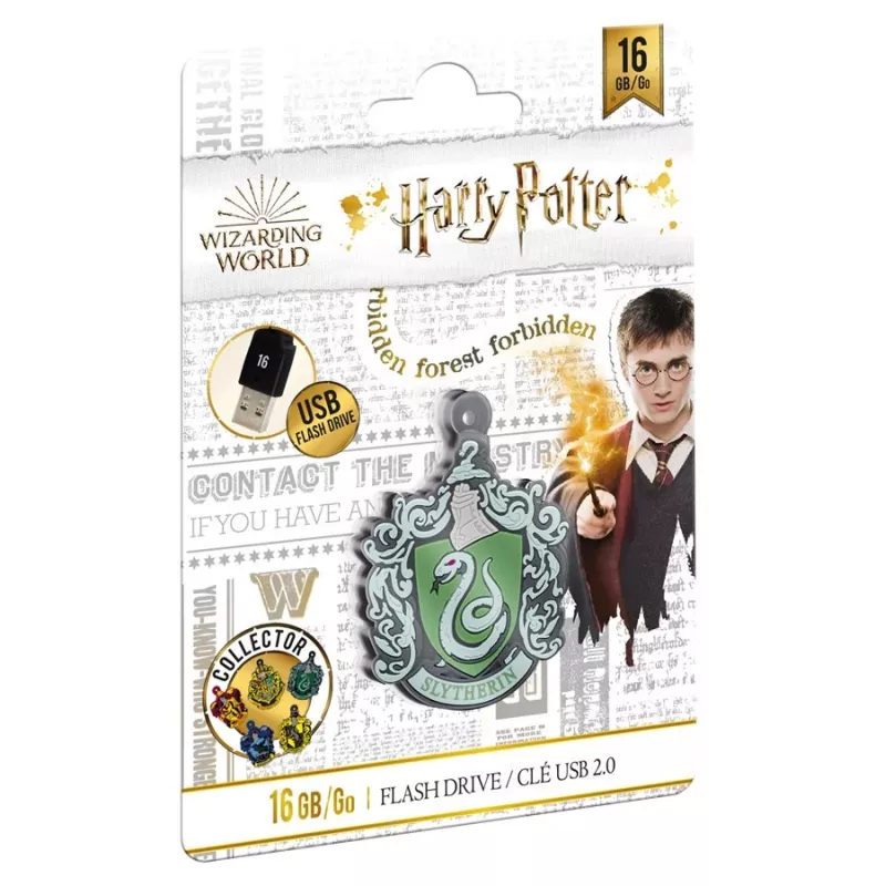 USB atmintukas Emtec Harry Potter Collector Slytherin 16 GB USB Type-A 2.0 Juodas
