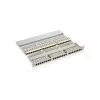 Equip 48 prievadų Cat.6 ekranuotas pataisinis skydelis, juodas, RJ-45, auksuotas, Cat6, montavimas į stelažą, 1U