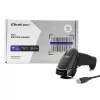 Nešiojamas 1D/2D laidas brūkšninių kodų skaitytuvas QOLTEC 50853 — USB, ABS korpusas, 1,65 m laidas, 97×65×167 mm, 105 g