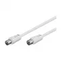 Wentronic Goobay anteninis laidas, baltas, 7,5 m – IEC/Coax kištukas IEC/Koax lizdas (11513)