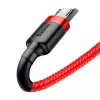 USB laidas Baseus CAMKLF-C09 2m USB A Micro-USB B Raudonas