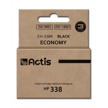 Actis KH-338R kasetė (pakeičia HP 338 C8765EE; standartinė; 15 ml; juoda)