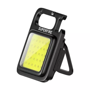 Žibintuvėlis Superfire MX16 – 600 lm, įmontuota 500 mAh baterija, USB-C įkrovimas