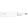 Įkroviklis PDPlug Dual 65W GaN 2xUSB-C baltas