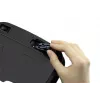 Šiukšliadėžė Durable NO TOUCH 6L stačiakampė nerūdijančio plieno sidabrinė juoda