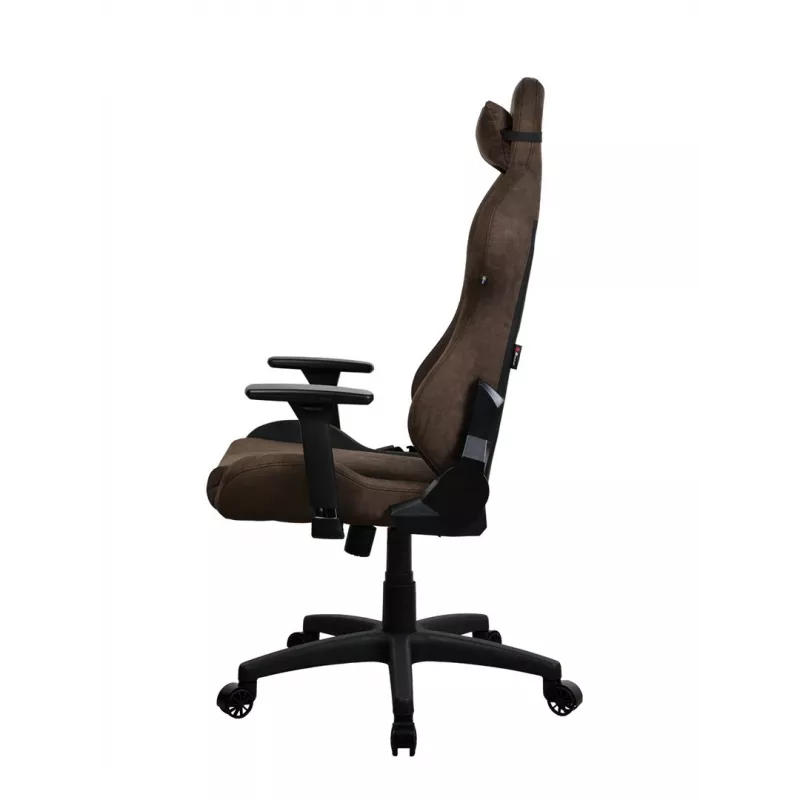 Žaidimų kėdė Arozzi Torretta SuperSoft – ergonomiška ruda, atraminė konstrukcija