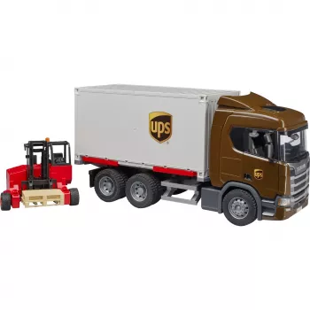 Scania Super 560R Vehicles UPS konteineris su šakiniu krautuvu