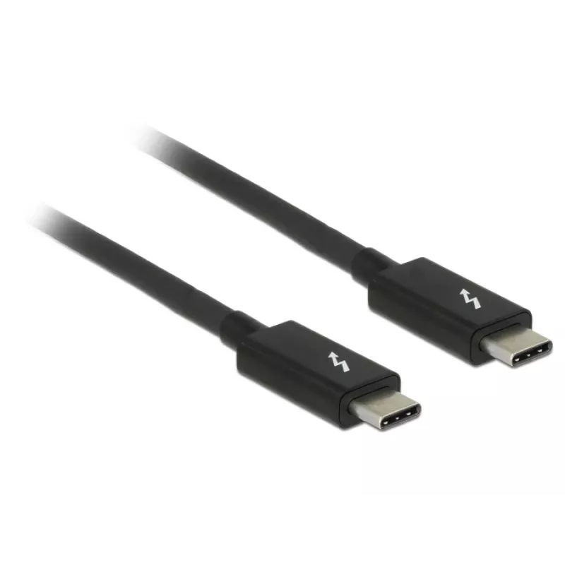 Thunderbolt kabelis DeLOCK 84845 1 m 20 Gbit/s Juodas