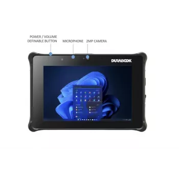 Planšetinis kompiuteris Durabook R8AA1 CI5-1230U 8 colių / 8 GB / 128 GB R8H1P1DEBBLX