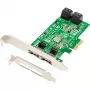 Dawicontrol PCI-e DC-624e RAID R2 4 kanalų SATA 6G plokštė (mažmeninė)