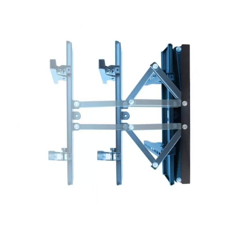Sieninis TV laikiklis Esperanza TITAN 26–70 colių (66–177,8 cm), pakreipimas ±15°, pasukimas 120°, VESA iki 400×400, maks. apkrova 55 kg, juodas