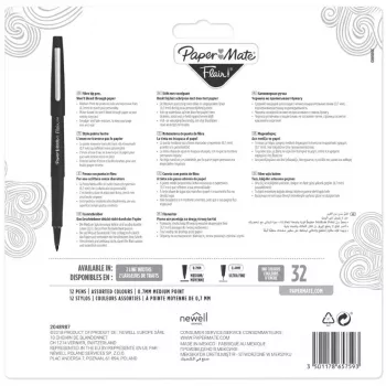 Flomasteris vidutinis Papermate Flair 12 vnt.