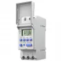 Elektroninis DIN bėgio laikmatis QOLTEC 50983, maitinamas baterija, automatikos grandinėms