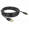 USB laidas DeLOCK 83669 USB 2.0 4 m USB A USB C juodas