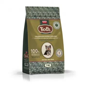 FOLK Small breeds Tradicinis Didžiosios Lenkijos antis su triušiu, obuoliais ir mairūnu - sausas šunų maistas - 7kg