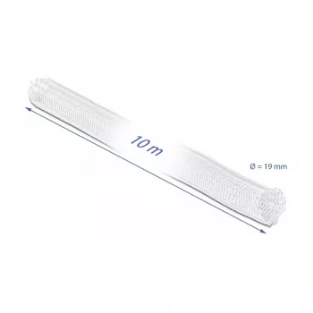 Pintas vamzdelis DeLOCK 20819 10 m x 19 mm baltas